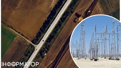 Росія продовжує будувати ЛЕП до ЗАЕС, попри удари ЗСУ