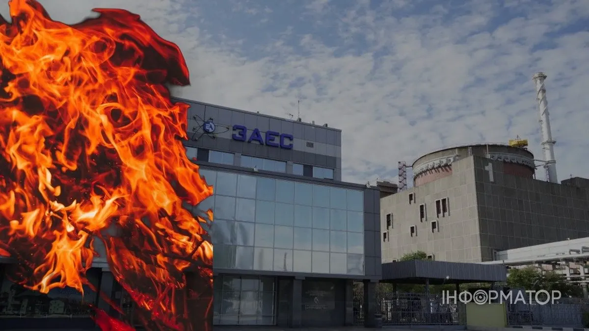 Пожежа на Запорізькій ТЕС: радіаційний фон біля АЕС стабільний