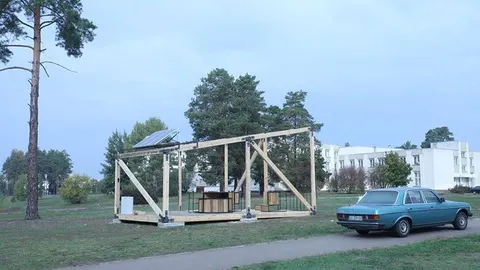 У Славутичі з’явився модульний простір на сонячних батареях